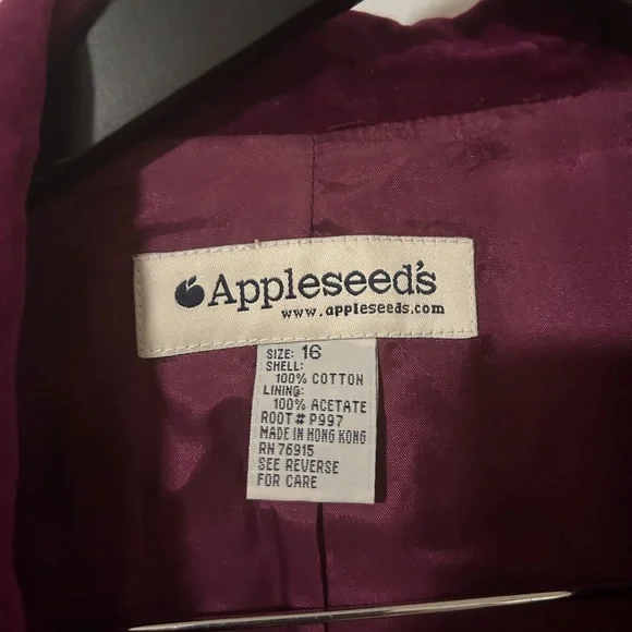 Appleseed's Velvet Blazer in Rich Burgundy - Picture 2 of 3
